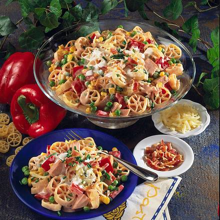 Bunter Nudelsalat Rezept Bunter Nudelsalat Rezept