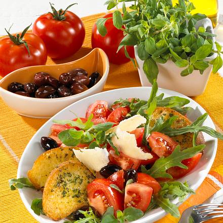 Bunter Tomatensalat Rezept Bunter Tomatensalat Rezept