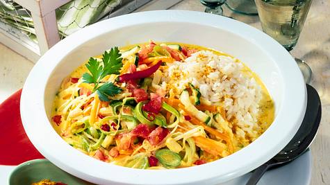 Buntes Curry-Gemüse mit Reis Rezept - Foto: House of Food / Bauer Food Experts KG