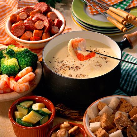 Buntes Fondue Rezept Buntes Fondue Rezept