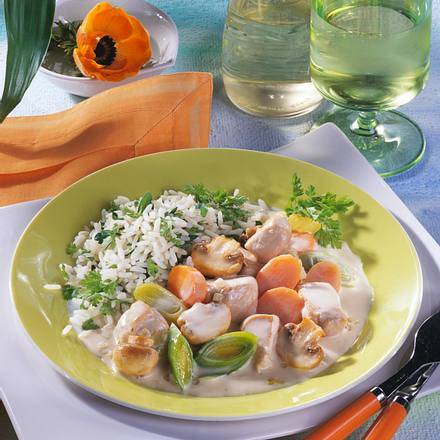 Buntes Hähnchen-Ragout Rezept Buntes Hähnchen-Ragout Rezept