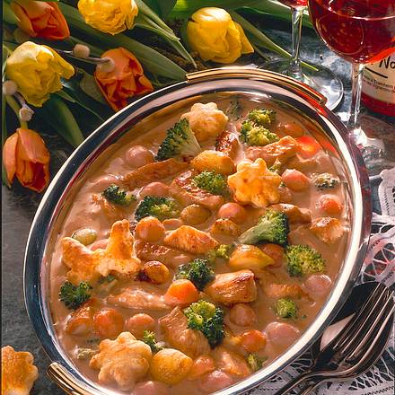 Buntes Puten-Gemüse-Ragout Rezept