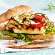 Burger mit Halloumi und Grillgemüse Rezept - Foto: House of Food / Bauer Food Experts KG