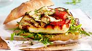 Burger mit Halloumi und Grillgemüse Rezept - Foto: House of Food / Bauer Food Experts KG