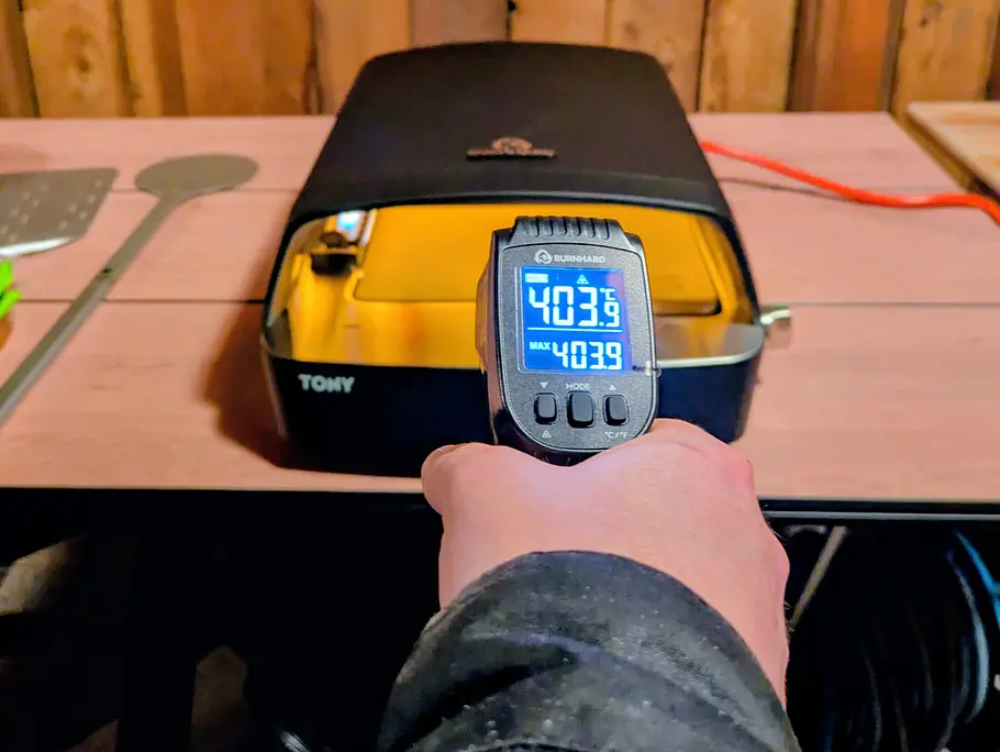 Burnhard Tony Pizzaofen Infrarot Thermometer