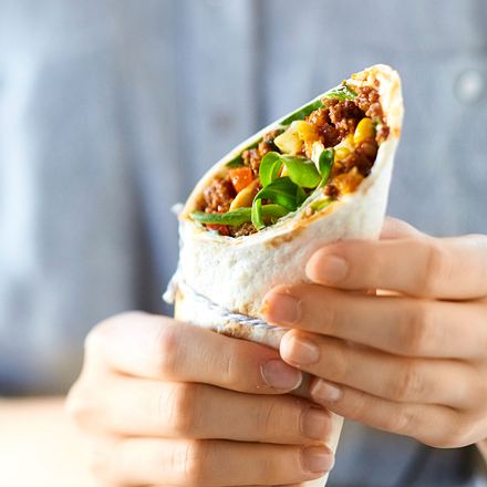 Burrito mit Feldsalat Rezept Burrito mit Feldsalat Rezept