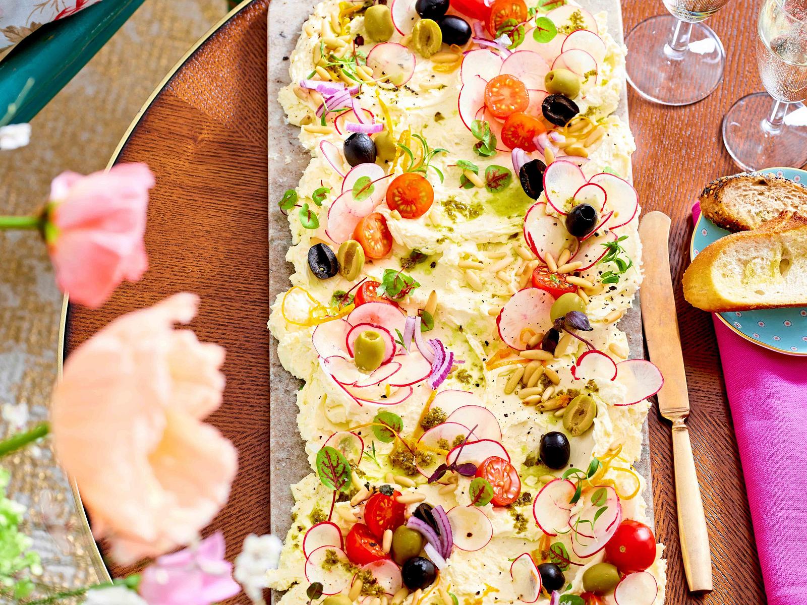 Kunterbuntes ButterBoard Rezept LECKER