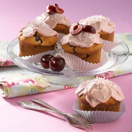 Buttermilch-Kirsch-Muffins Rezept