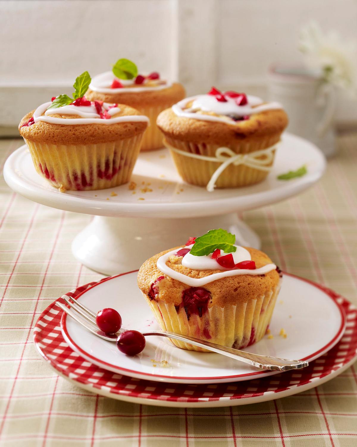 Buttermilch-Muffins mit Cranberrys Rezept