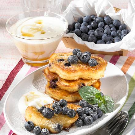 Buttermilch-Pancakes mit Heidelbeeren Rezept