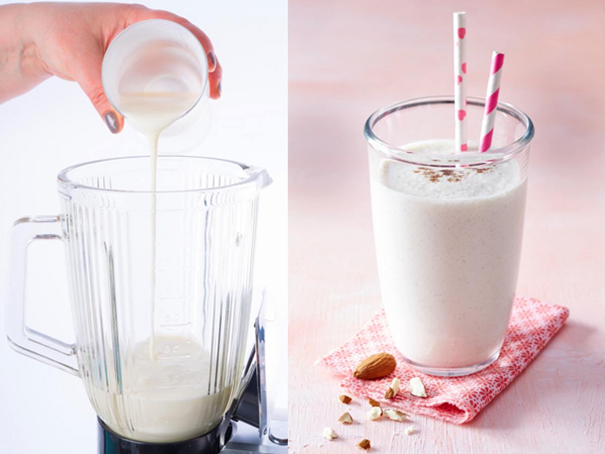 Käsekuchen-Shake mit Buttermilch