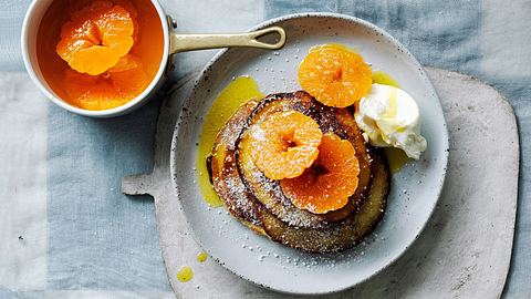 Buttermilchpancakes mit Mandarinensoße Rezept - Foto: House of Food / Bauer Food Experts KG