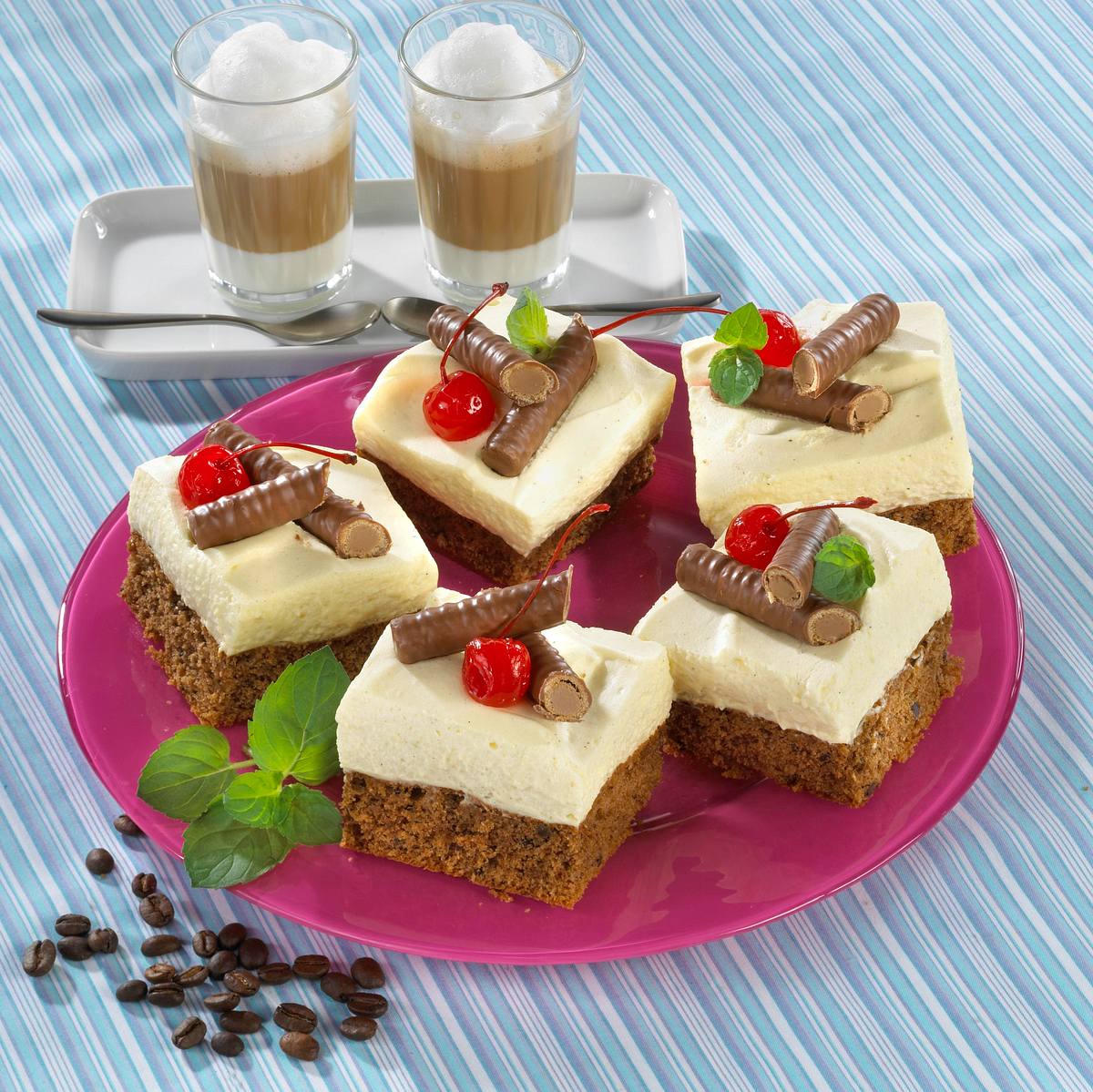 Cafe-Latte-Blechkuchen Rezept