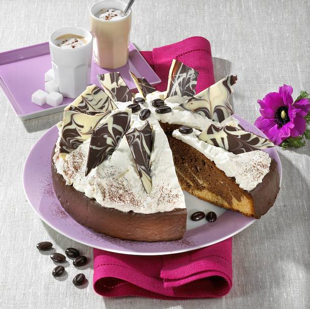 Cafe-Latte-Marmorkuchen Rezept Cafe-Latte-Marmorkuchen Rezept