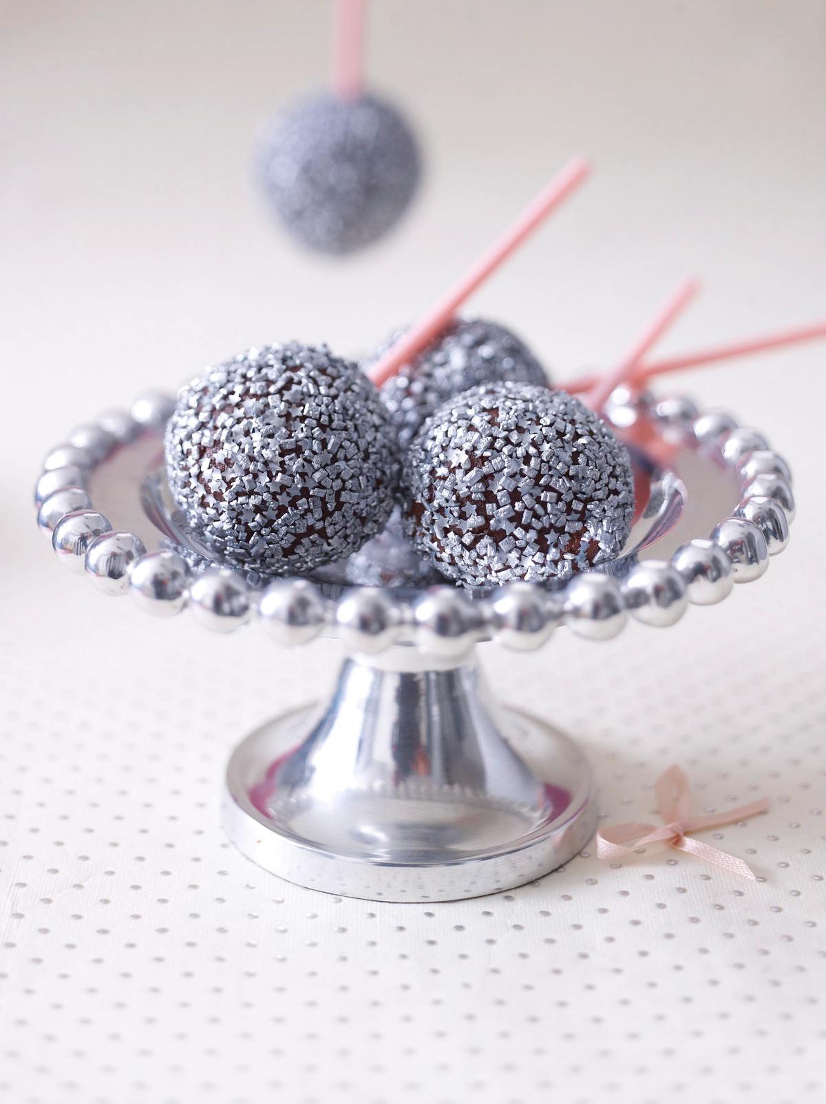 Cake pops-Disco-Kugel Rezept