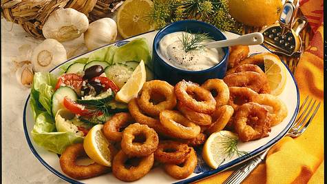 Calamares mit Knoblauch-Dip Rezept - Foto: Neckermann