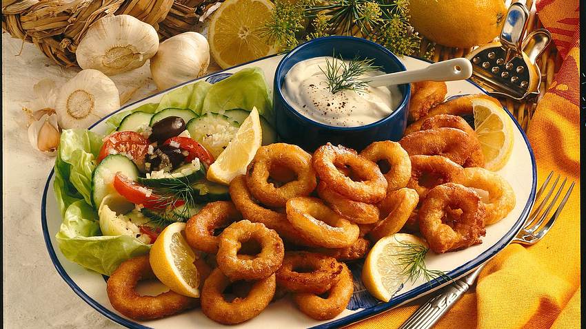 Calamares mit Knoblauch-Dip Rezept - Foto: Neckermann