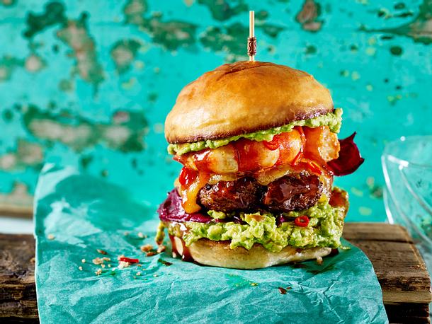 Californian Burger „Surf & Turf“ Rezept Californian Burger „Surf & Turf“ Rezept