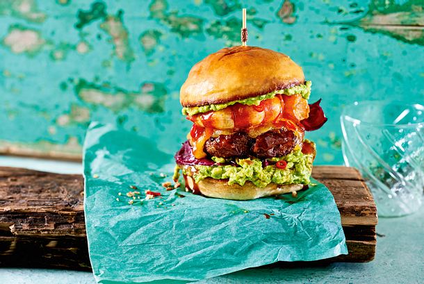 Californian Burger „Surf & Turf“ Rezept Californian Burger „Surf & Turf“ Rezept