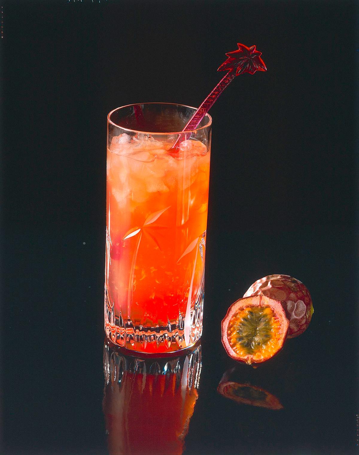 Campari-Maracuja-Drink Rezept