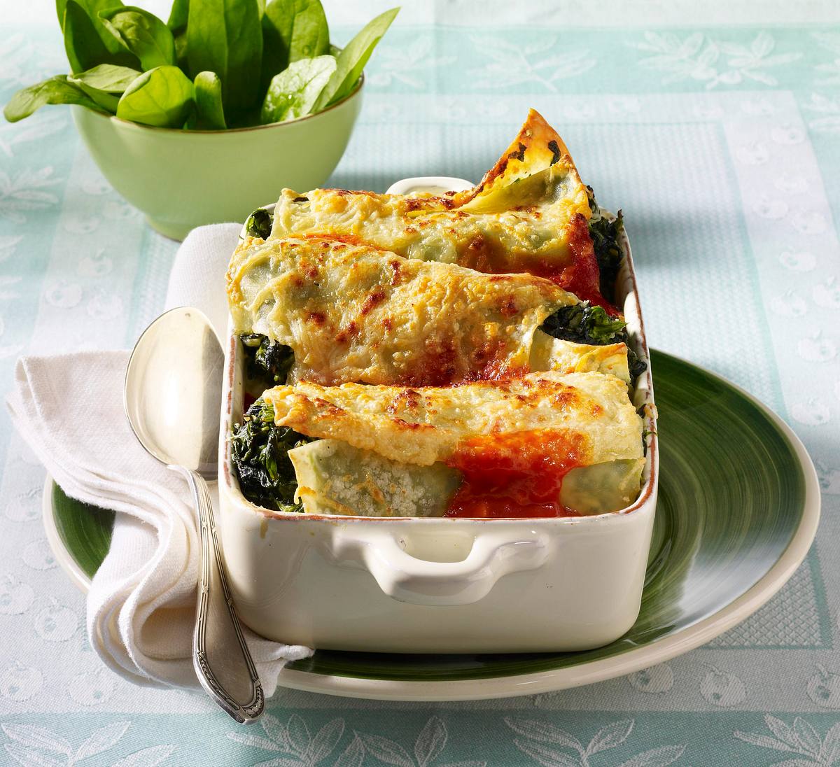 Cannelloni mit Spinat-Ricotta-Füllung Rezept