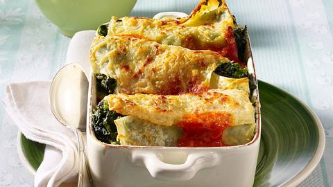 Cannelloni mit Spinat-Ricotta-Füllung Rezept - Foto: House of Food / Bauer Food Experts KG