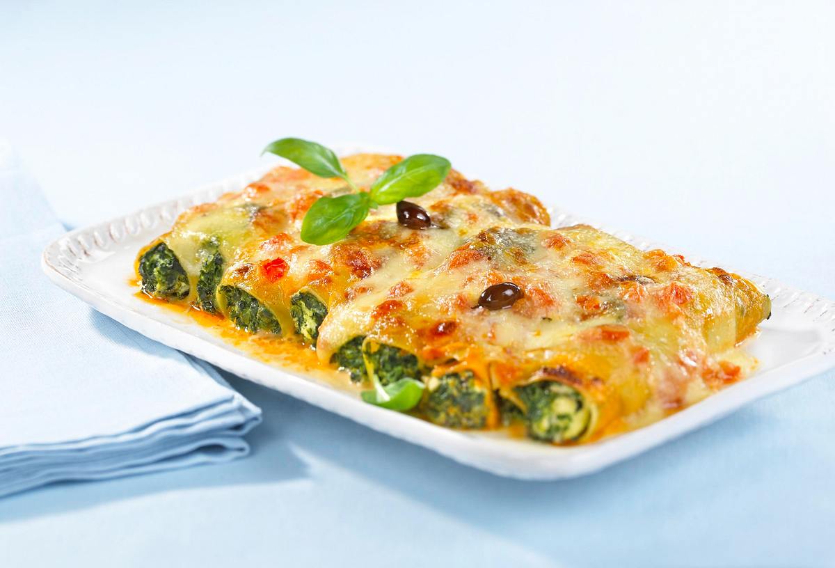 Cannelloni mit Spinat-Ricotta-Füllung Rezept