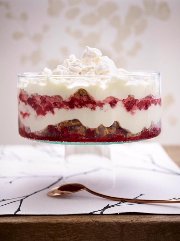 Cantuccini-Trifle mit Himbeeren Rezept | LECKER