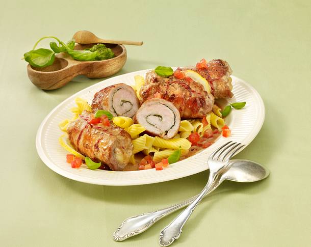 Caprese-Rouladen Rezept
