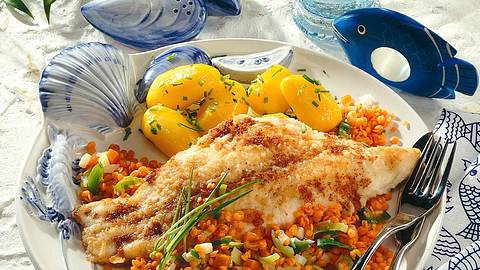 Catfish-Filet mit Linsengemüse Rezept - Foto: Horn