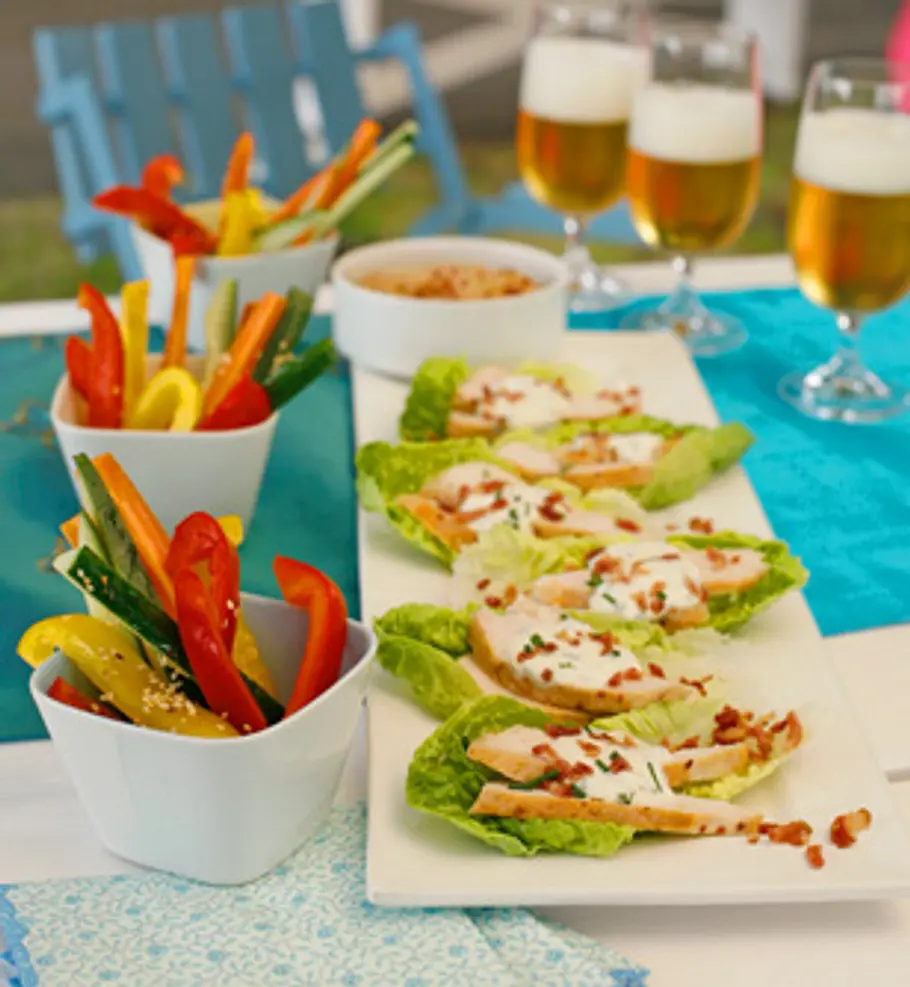 Ceasar Salad-Häppchen Rezept Ceasar Salad-Häppchen Rezept