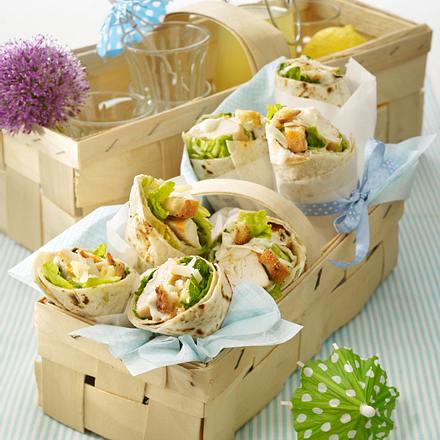 Ceasars Salad-Wrap Rezept Ceasars Salad-Wrap Rezept