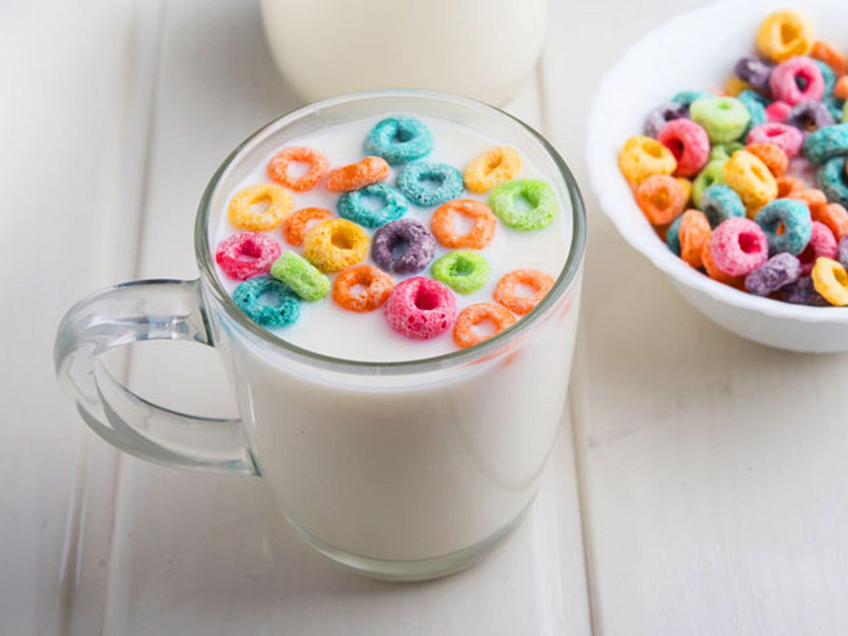 Cereal Milk mit Fruit Loops