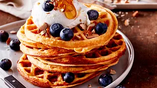 Chaffles Rezept - Foto: LECKER @ Bauer Media Group Chaffles Rezept - Foto: LECKER @ Bauer Media Group
