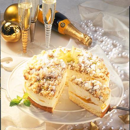 Champagner-Flockentorte Rezept