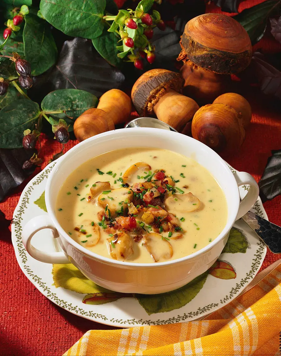 Champignon-Creme-Suppe Rezept Champignon-Creme-Suppe Rezept