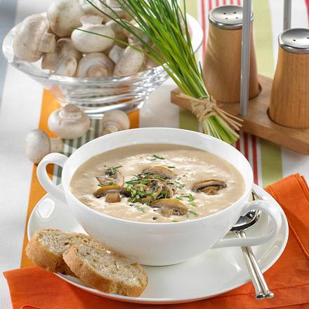 Champignon-Cremesuppe Rezept