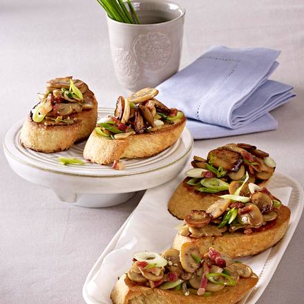 Champignon-Crostini Rezept Champignon-Crostini Rezept