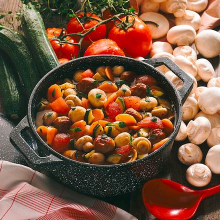 Champignon-Eintopf Rezept Champignon-Eintopf Rezept