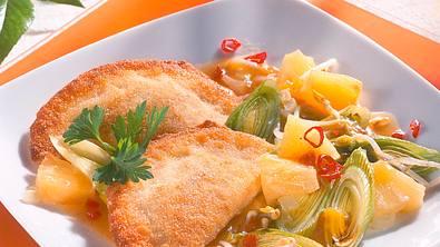 Champignon-Plätzli mit Porreegemüse Rezept - Foto: LECKER @ Bauer Media Group