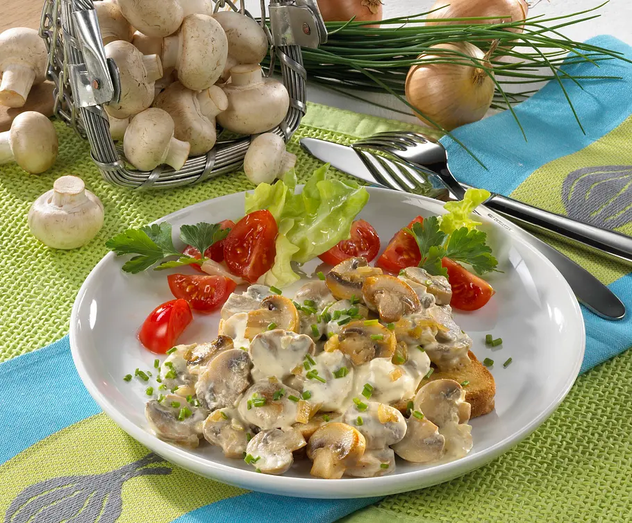 Champignon-Schlemmer-Toast Rezept Champignon-Schlemmer-Toast Rezept