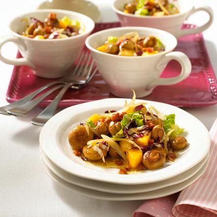 Champignon-Speck-Salat Rezept Champignon-Speck-Salat Rezept
