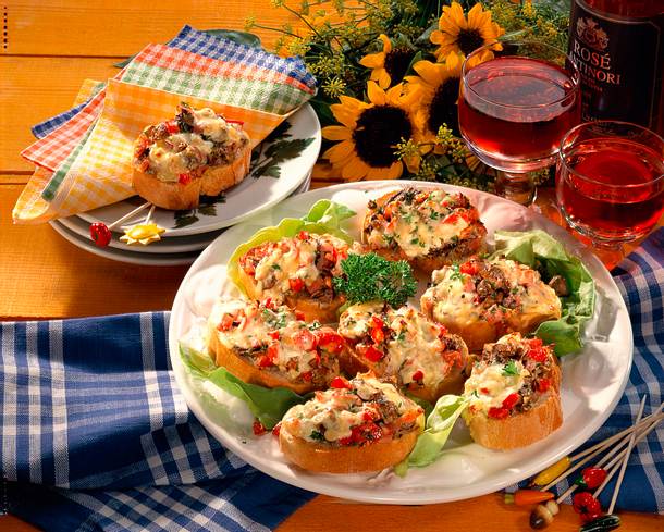 Champignonbrote Rezept