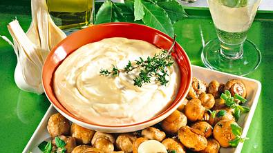 Champignonpfanne mit Aioli Rezept - Foto: LECKER @ Bauer Media Group