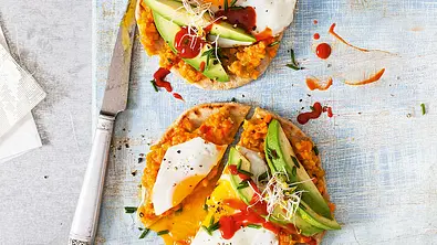 Chapati mit Würzlinsen und Spiegelei Rezept - Foto: LECKER @ Bauer Media Group