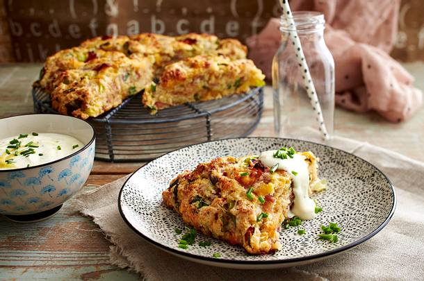 Cheddar-Schinken-Scone Rezept Cheddar-Schinken-Scone Rezept