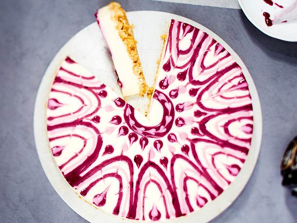 Cheesecake im Lace-Look Rezept