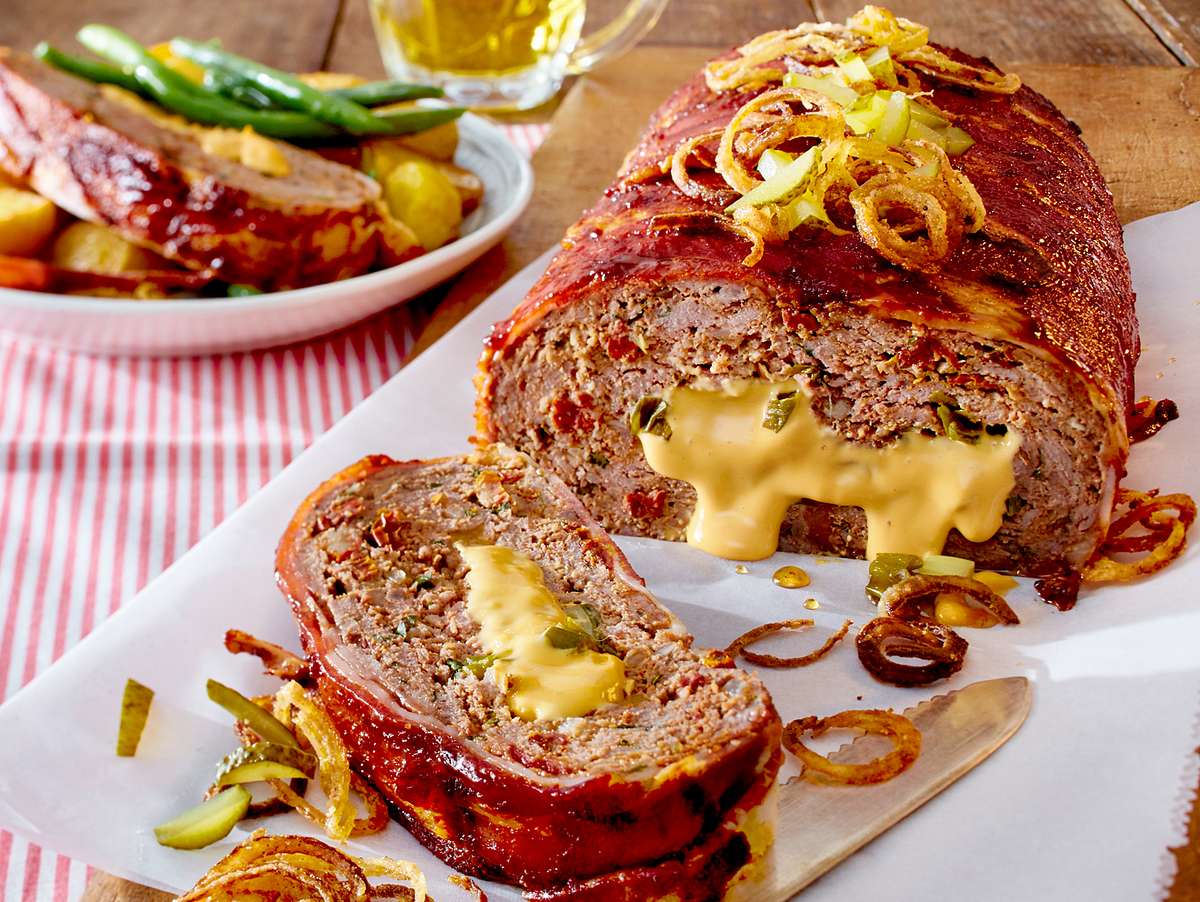 Cheeseburger-Braten Rezept