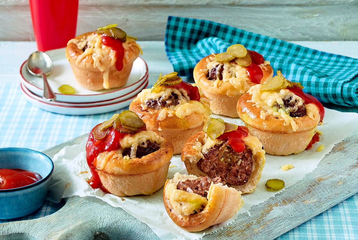 Cheeseburger-Muffins Rezept