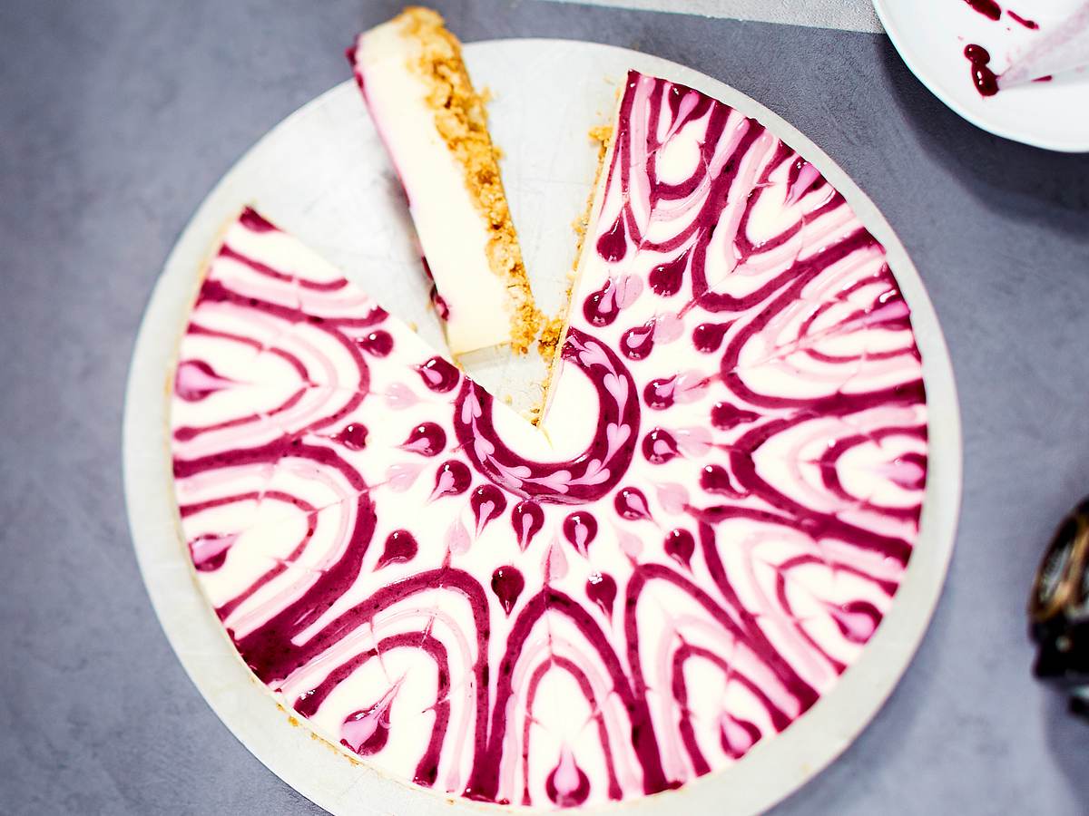 Cheesecake im Lace-Look Rezept